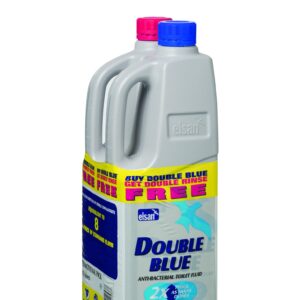 Elsan Blue and Rinse Concentrate Toilet Fluid – 2l Twin Pack
