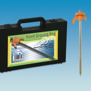 PLS 6009935 – Box of 20 x Hard Ground Peg with Hi-Viz Plastic Hook