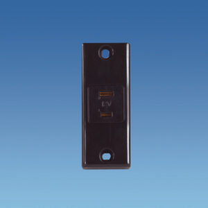 PowerPart PO338 – Black Architrave 12 Volt Socket