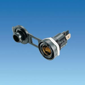 PowerPart RI407 - 12 Volt Socket Recessed with Flap