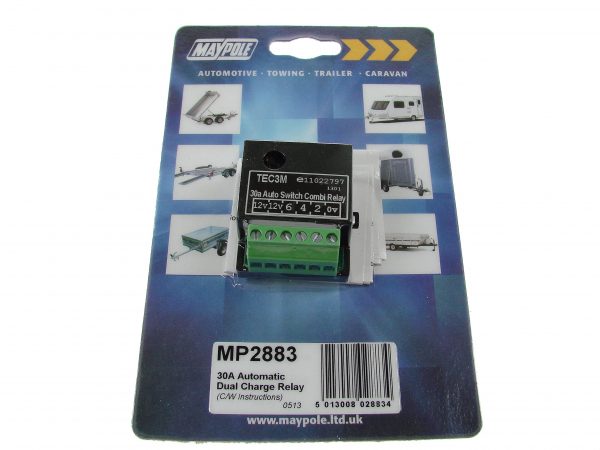 Self-Switching Relay 30A Combi - Maypole MP2883 - John Coopers
