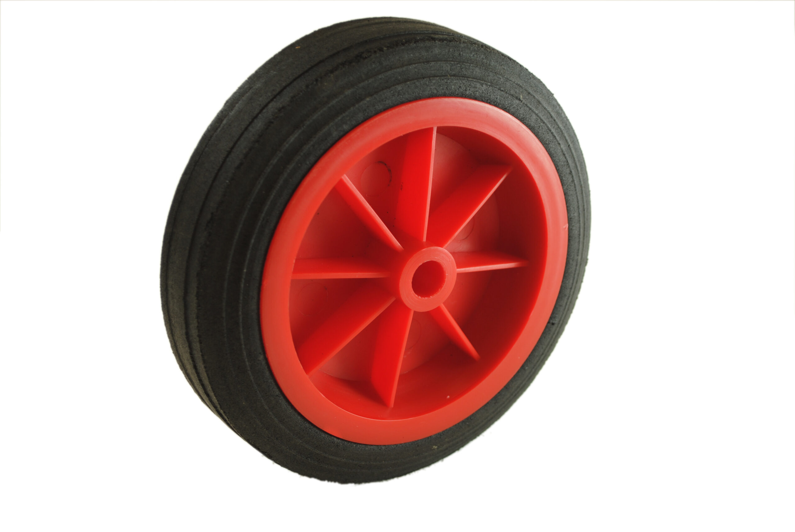 Red Plastic Wheel (Solid) 150mm (Suits MP431 & MP432) - Maypole MP430