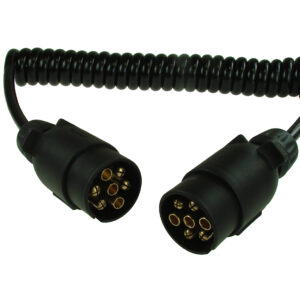 Connecting Lead Curly 1.5M 12N 2x7Pin Plugs Dp – Maypole MP588