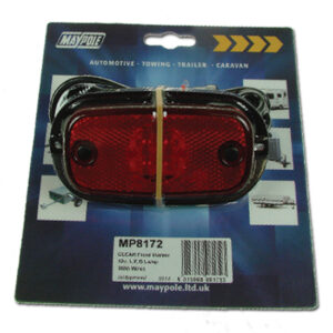 Maypole Lamp – 12/24V Red LED Rear Marker Dp – MP8173
