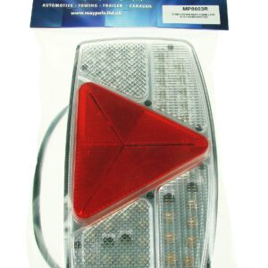 Maypole Lamp – R/H Horiz 10-30V LED Rear Combi Stop/Tail/Ind/Fog/Rev/Reflex Dp – MP8603R