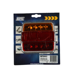 Maypole Lamp – 12/24V LED Rear Combi Stop/Tail/Ind/Npl With 150mm Cable Dp – MP8903