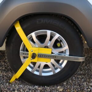 Milenco Caravan/Motorhome Lightweight Wheelclamp to fit 13″, 14″ and 15″ Wheels