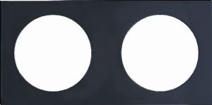 Berker Flow Double Frame Gloss Black – 21245B