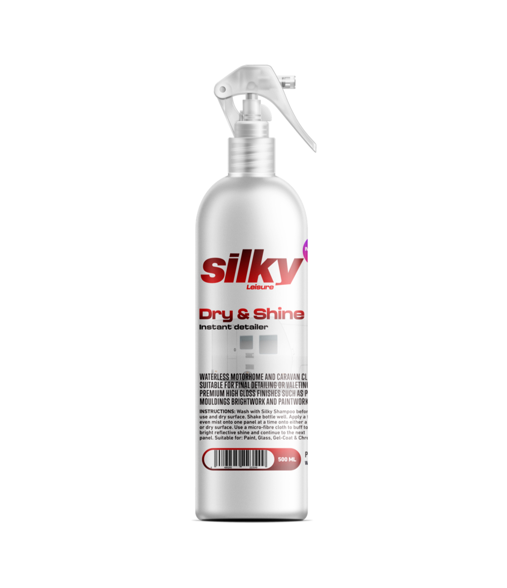 Silky Dry & Shine Caravan /MotorhomeWaterless Detailer – 500ML