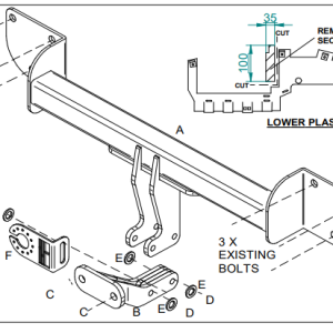 Tow-Trust, BMW, 3 Series Coupe (E92) (Not 335 Or Convertible) (Inc. M Sport), 2005 – 2013