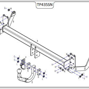 Tow-Trust, Citroen, C5 Sal (X73) (Not V6 Or Models With AdBlue) , 2008 – 2016