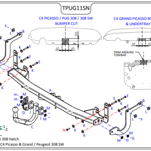 Tow-Trust, Citroen, C4 Grand Picasso 7 Seater , 2013 – 2018