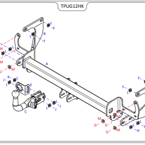 Tow-Trust, Citroen, Dispatch (Inc. Combi) (Inc. Vehicles With Sensors) , 2016> Toyota Pro Ace/ Vaux Vivaro