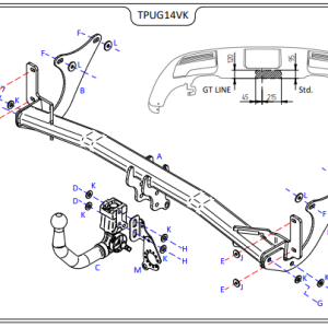 Tow-Trust, Peugeot, 3008 Crossover, 2017> Vaux GrandLand X 2017 > Cit C5 Aircross