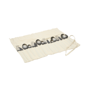 Travellife Altea cutlery set stainless steel black 16 pieces